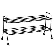 Maze Bill Shoe Shelf Black Shoe Shelf Modern Storage Furniture Shelving Racks