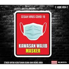 Serving nj and surrounding areas. 01 Sticker Warning Wajib Masker Min 2 Pc Shopee Indonesia