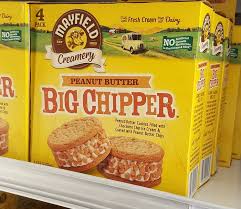 Mayfield Creamery Peanut Butter Big Chipper Ice Cream Sandwich Chocolate Chip Ice Cream Peanut Butter Chips Ice Cream