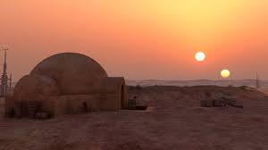 I Made A First 3d Model Of Star Wars Iv Tatooine Moisture Farm Last Year And I Wanted To Give It A M Star Wars Planets Star Wars Background Star Wars Wallpaper