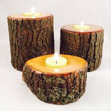 Wood Log Candle Holders Wood Tealight Candle Holder Manmadewoods Wood Log Candle Holder Wood Candles Tea Lights
