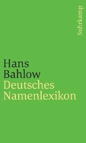 Deutsches Namenlexikon Von Hans Bahlow Als Taschenbuch Portofrei Bei Bucher De