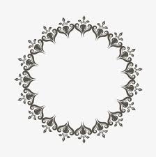 Antigo Circulo Preto Circulos Retro Preto Ilustração de anel de cor dourada, moldura. antigo circulo preto circulos retro