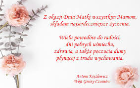 Wszystkiego najlepszego z okazji dnia matki! Zyczenia Z Okazji Dnia Matki Artykul 2517 Aktualnosci Dla Mieszkanca Czosnow Online Oficjalny Serwis Www