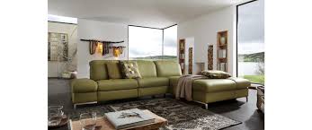 Wohnlandschaft In Leder Grun Grun Design Leder 319 213cm Himolla Himolla Sofa Couch Grun Ledersofa