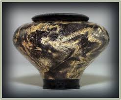 Debie Bouey Gallery B Hand Turned Vase Lathe Turned From Blackwood Wood Vase Featured Artist Turned Vase