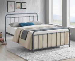 Shop for metal headboards in headboards. Miami Grey Classic Metal Bed Frame