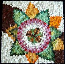 Flower Francesca Orsoni Arte Del Mosaico Mattonelle Mosaico Mosaico