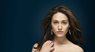 Emmy rossum sizzles in shorts as she cuddles pet pup at adoption event. Emmy Rossum Celebrity Gossip And Movie News