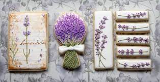 Arty Mcgoo Let S Smell The Flowers Lavender Cookies Flower Cookies Lavender Shortbread Cookies
