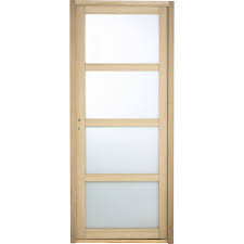 Porte Vitree Pour La Salle De Bain Pour Faire Rentrer La Lumiere Naturelle Porte Bois Bloc Porte Porte Coulissante