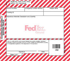 Resources For Shipping Hazardous Materials Fedex