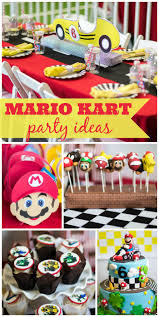 Birthday Themes For 6 Year Old Boy Mario Kart Birthday Mario Kart Birthday Party 6 Years Old Boy Catch My Party Fun Birthday Party Mario Birthday Party Mario Kart Party