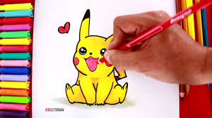 Aprende A Dibujar Y Pintar A Pikachu Youtube | fichas kawaii para descargar, imprimir y pintar gratis. aprende a dibujar y pintar a pikachu
