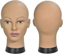 ErSiMan Female Cosmetology Mannequin Head Bald Manikin Head for Wigs Making  Wig Display Hat Display Glasses Display Hairdressing Training Head Doll  Head with Clamp（12-A） : Amazon.com.au: Beauty