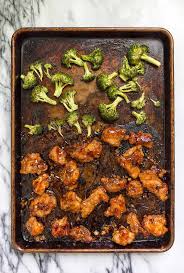 Honey Garlic Chicken Thighs With Roasted Broccoli A Sweet And Sticky Sheet Pan Dinner T In 2020 Honey Garlic Chicken Thighs Honey Garlic Chicken Chicken Thigh Recipes