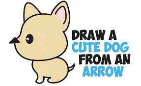 500x337 how to draw cute kawaii chibi puppy dogs with easy step by step. How To Draw A Cute Cartoon Dog Kawaii Style From An Arrow Easy Step By Step Drawing Tutorial For Kids How To Draw Step By Step Drawing Tutorials