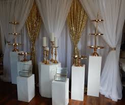 Affordable Wedding And Event Decor Without Compromising On Elegance By Wow Weddings And Events Hire Wedding Cake Table Decorations Floral Backdrop Wedding Black Wedding Decorations