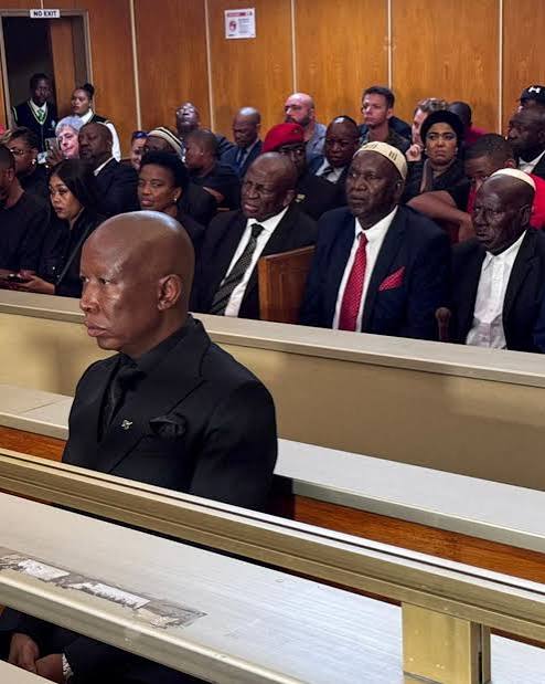 Supporters gather as firebrand South African politician Malema awaits sentence | Reuters