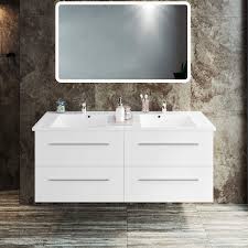 Contemporary cabinets that accentuate your current decor are available on ebay, and these ensure. Elegant Showers Bathroom Vanity Storage Cabinet Double Basin Sink 1205x465x498mm Elegantshowers