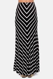 Black And White Striped Maxi Skirt Party Lines Black And White Striped Maxi Skirt Striped Maxi Skirts Diagonal Stripes Pattern Maxi Skirt