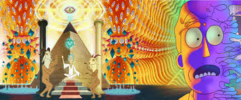 Rick And Morty Wormhole Acid Trip With Jerry 21 9 Widescreenwallpaper