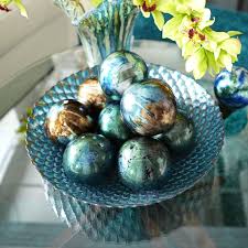 Shop for decorative balls, decorative spheres or glass orbs and decorative bowls at the in home. Foil Sphere Blue Green Decorative Spheres Kirkland Home Decor Decorative Glass Balls