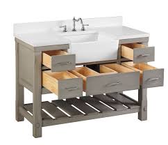 The fresca bathroom medicine cabinet comes with everything you need to create an elegant and modern bathroom, with every convenience right in front of you. Charlotte 48 Single Farmhouse Bathroom Vanity With Quartz Top Kitchenbathcollection