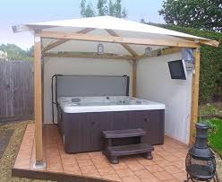 25 Faszinierende Whirlpool Cover Ideen Fur Ultimative Entspannungszeit 25 Faszinierende Whirlpool In 2020 Whirlpool Pavillon Hot Tub Privacy Whirlpool Hinterhof