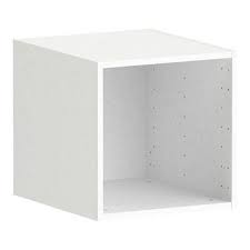Caisson Spaceo Home 40 X 40 X 45 Cm Blanc Caisson Rangement Tiroir Amenagement Placard