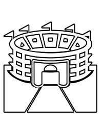 Stadium Super Bowl Coloring Page Football Coloring Pages Super Bowl Stadium Coloring Pages