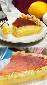 Lemon Sponge Pie Easy Pie Recipes Favorite Pie Recipes Delicious Pies