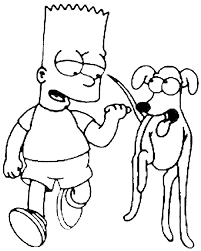 2 3 4 a série é uma paródia satírica do estilo de vida da classe média dos estados unidos (como cultura, sociedade e televisão) e aspectos da condição humana, através da família protagonista, que consiste de homer jay simpson. Desenho De Bart Simpson E Ajudante De Papai Noel Para Colorir Tudodesenhos