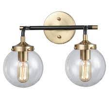 Luxemi ceiling fan light covers, clear glass lamp shade for chandelier, light shades for bathroom vanity light, fixture replacement shades for island light, glass shade replacement for pendant light. You Ll Love The Monaca 2 Light Vanity Light At Wayfair Great Deals On All Lighting Products With Free Shipp Elk Lighting Vanity Lighting Wall Sconce Lighting