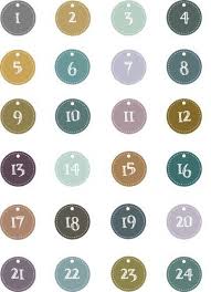 De Jolies Petites Etiquettes Numerotees Pour Etiqueter Paquets Cadeaux Ou Papeterie Calendrier De L Avent Calendrier De L Avant Calendrier De L Avent Diy