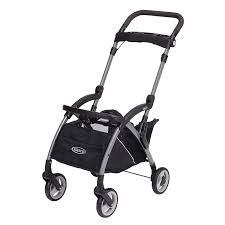 Graco Snugrider Elite Car Seat Carrier Lightweight Frame Stroller Travel Stroller Accepts Any Graco Infant Car Seat Black