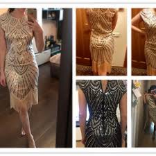 1920s Flapper Dress Crystal Gatsby Dress Boutique