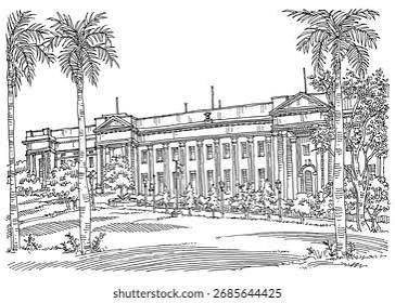 Kolkata Heritage Place Mint Stock Illustration 2685644425 | Shutterstock