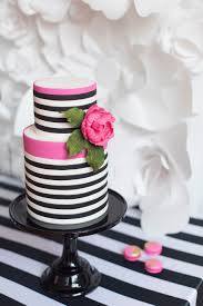 Black And White Birthday Cake Ideas Black White With A Pop Of Hot Pink Party Inspiration New Birthday Cake Birthday Cakes For Women 40th Birthday Cakes
