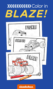 Blaze Coloring Pack Blaze Birthday Party Blaze And The Monster Machines Party Blaze Birthday