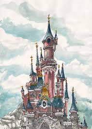 Disneyland Castle Disney Castle Drawing Disneyland Castle Disney Art