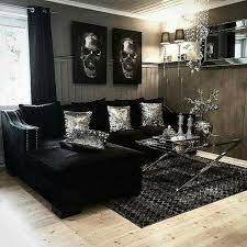 Whether you're trying to purchase individual pieces that. 23 Stupendi Design Gotico Per Soggiorno E Idee Decorative Black Living Room Black Sofa Living Room Decor Black Furniture Living Room
