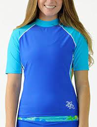 Tuga Women S Upf 50 Sun Protective Short Sleeve Rash Guard Check Out The Image By Visiting The Link This Is Swim Shirts For Women Swim Shirts Rash Guard