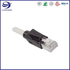 10pcs/lot network connector rj45 metal cat5 cat5e cable modular plug have a hole in front China Communication Equipment Wire Harness With Hrs Cat 5 Standard Modular Plug Connectors Compliant China Connectors Cat5e Cable