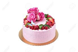 Send birthday flowers delivery to surprise someone for their special day! Pink Cream Cake Made Of Fruits Strawberries And Roses On The Holidays Stock Photo Picture And Royalty Free Image Image 124575729