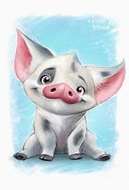 Pua By Krrrokozjabrra On Deviantart Disney Paintings Disney Drawings Cartoon Drawings