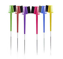 10Pcs Double Sided Steel Needle Tail Hair Edge Control Brush Professional  Salon Hair Styling Hair Brush Random Color Wholesale - AliExpress