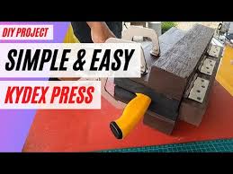 Here is the kydex press i built. Video Kydex