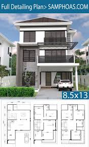 We are sure you will find your own perfect ultra cool contemporary and european style home with us today. 6 Bedrooms House Plan 8 5x13m Samphoas Plansearch House Construction Plan Bedroom House Plans 6 Bedroom House Plans