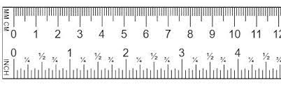 How to use a scale ruler mm. Actual Size Online Ruler Mm Cm Inches Screen Measurements